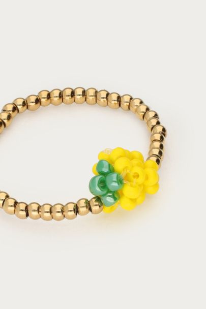 Ciao stretch ring met citroen
