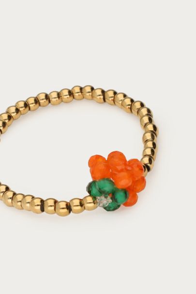 Ciao stretch ring with mandarin