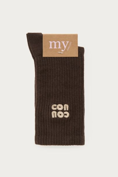 Dark brown socks CouCou