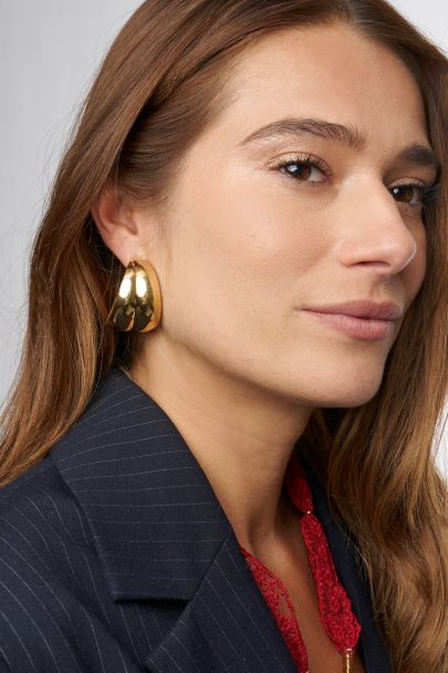 Boucles d'oreilles doubles 90's