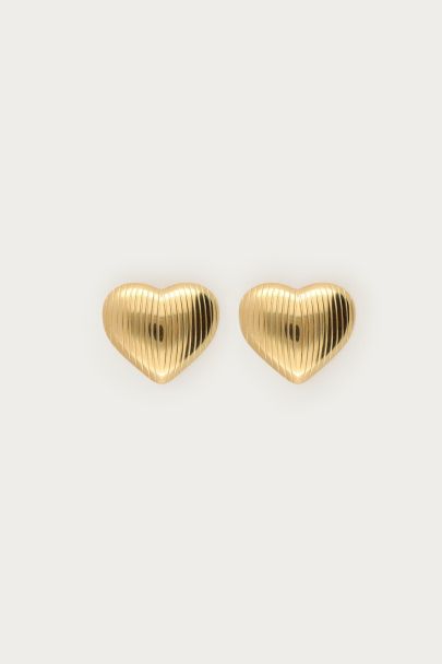 Oorhangers gestreept hart