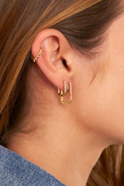 Piercing daith Ear game &agrave; pois