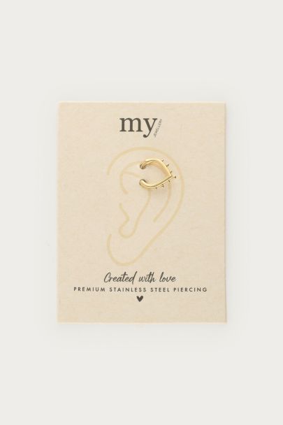 Piercing daith Ear game &agrave; pois