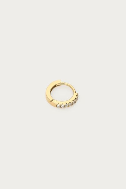 Boucle d'oreille unique Ear game &agrave; strass
