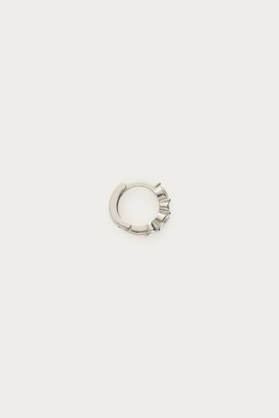 Boucle d'oreille unique Ear game &agrave; mini strass 