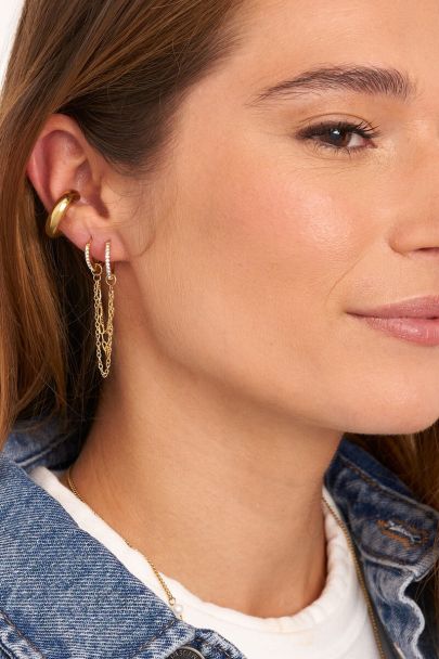Cha&icirc;ne pour boucles d'oreilles Ear game triple