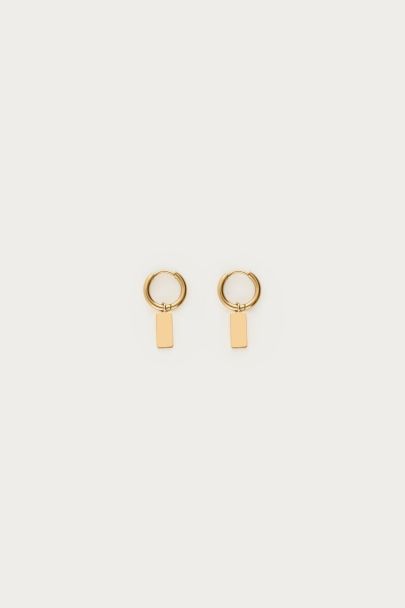 Earrings rectangle