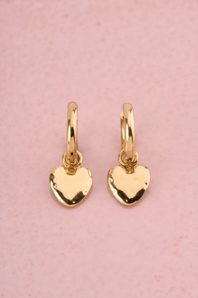Boucles d'oreilles Bold c&oelig;urs