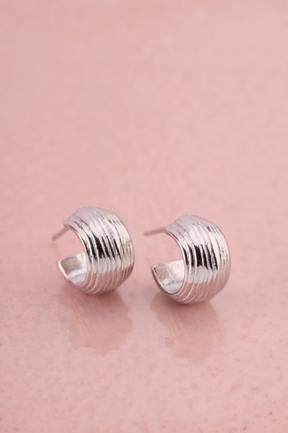 Boucles d'oreilles Bold avec rainures