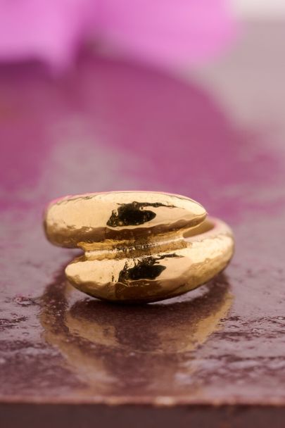 Bold Statement Bubbel-Ring "gehämmert"