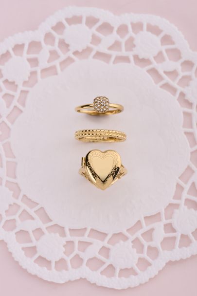 Bague Love maxi strass 