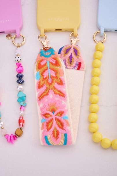 Cordon de t&eacute;l&eacute;phone Tropical multicolore