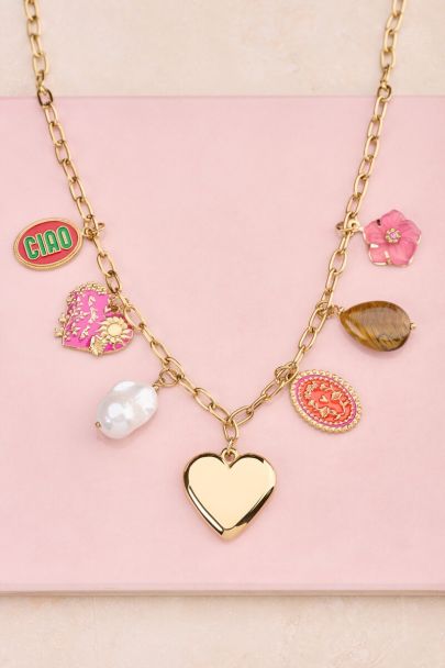 Collier à maillons Ciao à charms