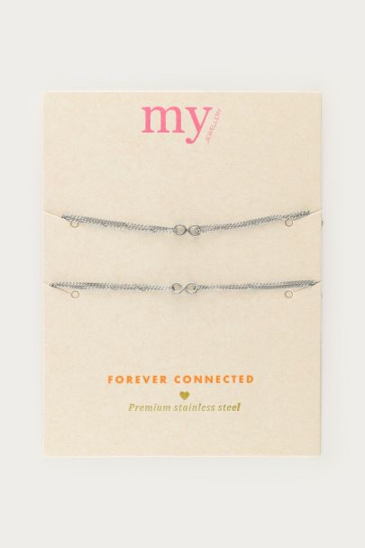 Ensemble de bracelets Forever Connected infini