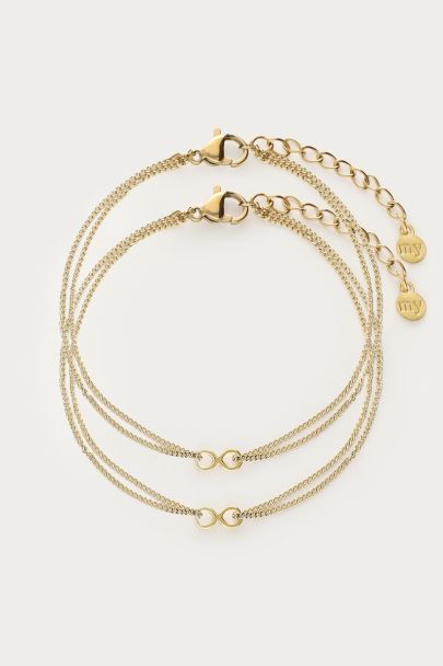 Ensemble de bracelets Forever Connected infini