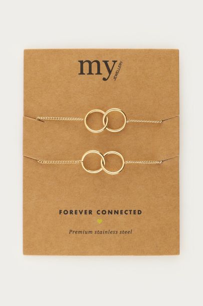 Ensemble de bracelets Forever Connected