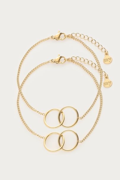 Ensemble de bracelets Forever Connected