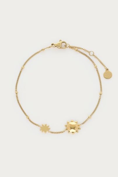 Fortune bracelet with double sun