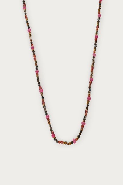 Fortune bunte Kette mit Mini-Perlen