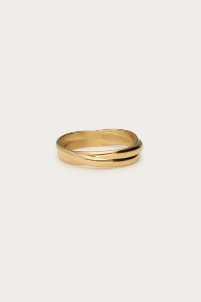 Minimalistische wikkel ring