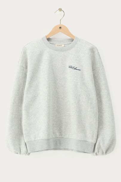 Sudadera gris 'Club amour'