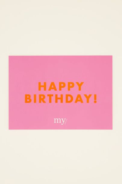 Carte Happy Birthday