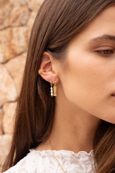 Créoles trois perles d'eau douce