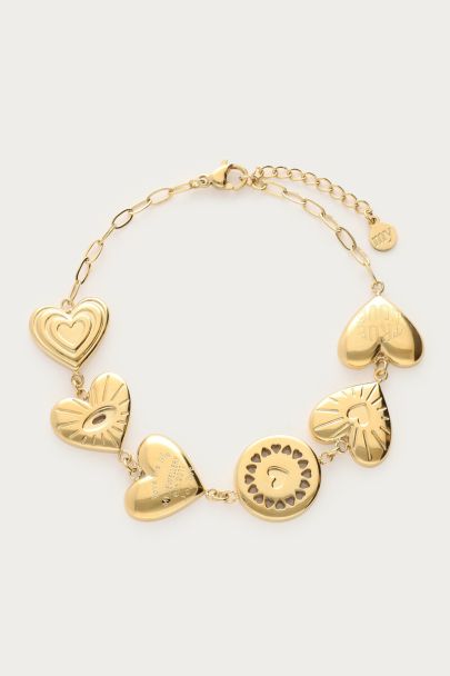 Iconic bracelet chunky heart
