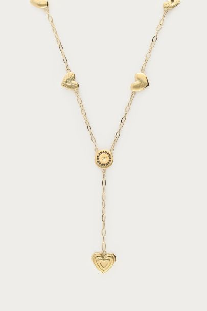 Iconic lange Kette mit Candy Herzen