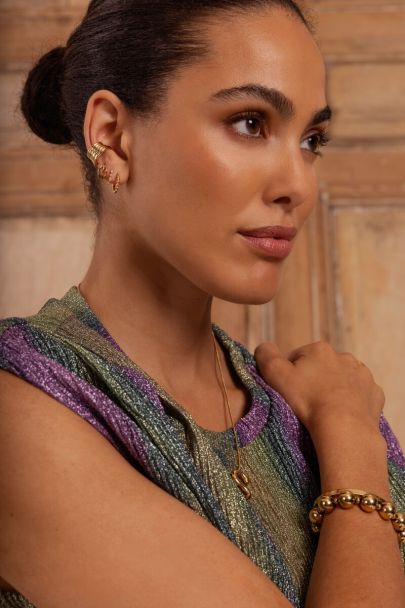 Ear cuff à cinq rangs