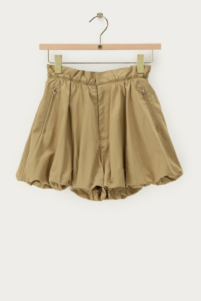 Kaki ballon short