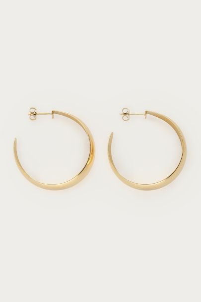 Grandes créoles style années 90