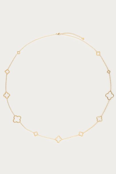 Sautoir avec trèfles