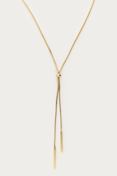 Lange ketting met koorden 