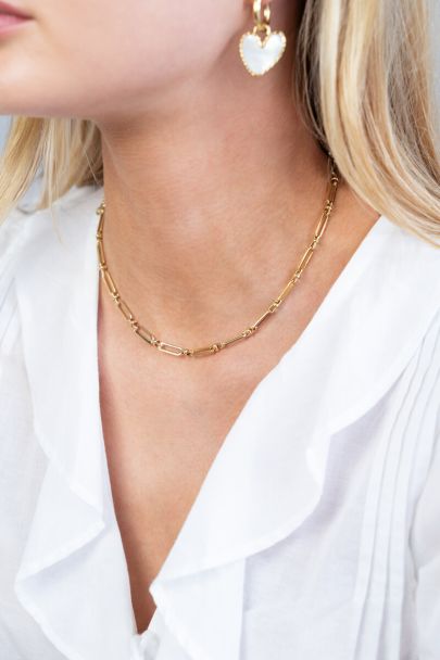 Chaîne Love à maillons minimaliste 