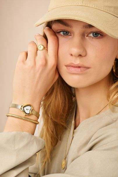 Love horloge met hartje