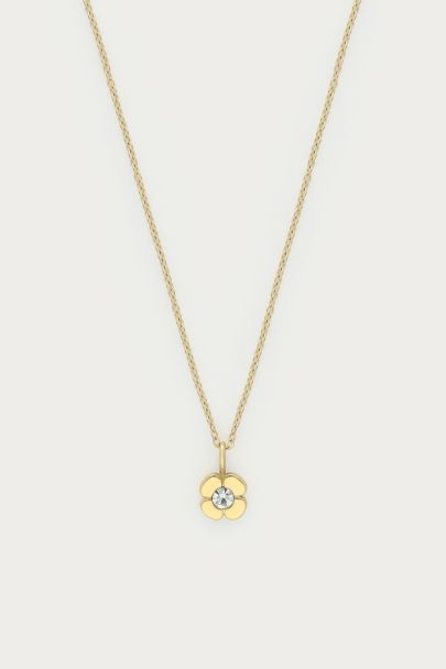 Magical collier avec fleur et strass