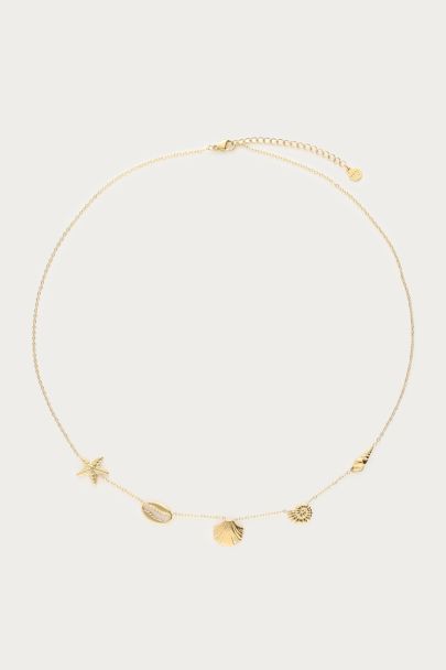 Collier minimaliste Mer avec coquillages 