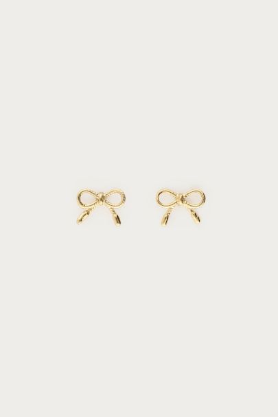 Boucles d'oreilles puces noeuds minimalistes 