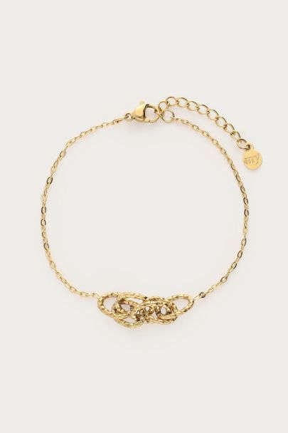Minimalistische armband met cirkels