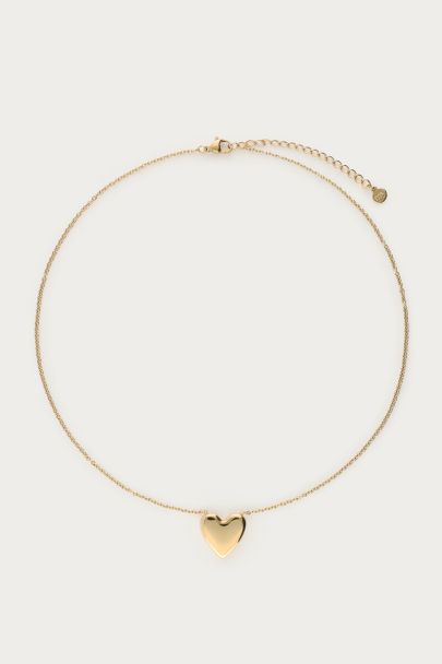 Minimalistic necklace with heart