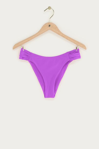 Purple bikini bottom V-shape