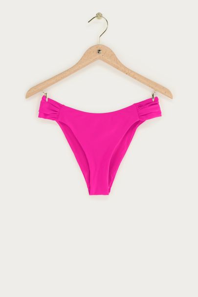 Neon pink bikini bottom V-shape