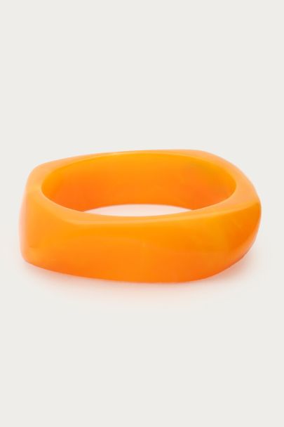 Oranje resin bangle