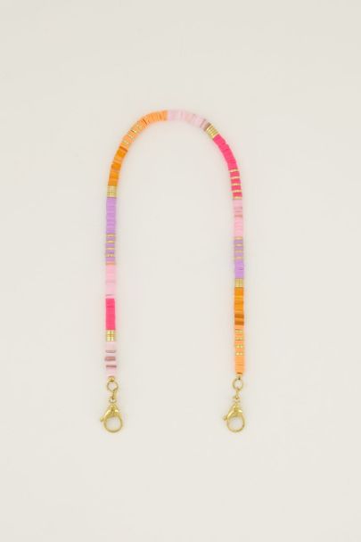 Multikleur telefoonkoord kort 