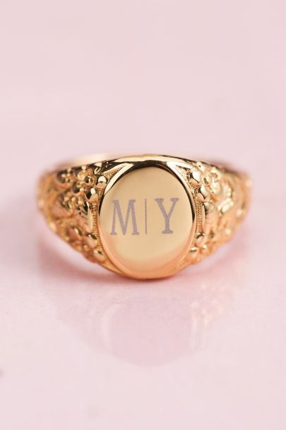 Bague chevali&egrave;re &agrave; graver Atelier 