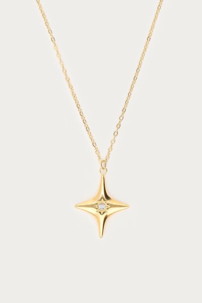 Mystic long necklace with North Star