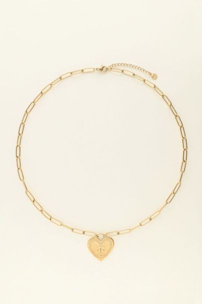Mystic necklace with big heart