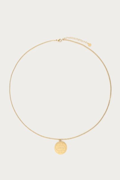 Sternzeichen Kette mit rundem Anhänger