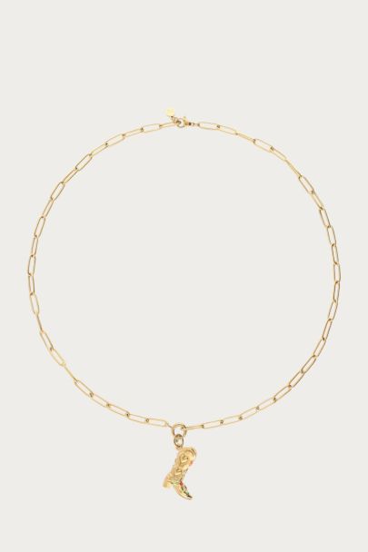 Nomads chain necklace with cowboy boot